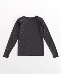 メゾンスペシャル　長袖カットソー セール】《UNISEX》Embroidery Damage Over-Dye Crew Neck Long