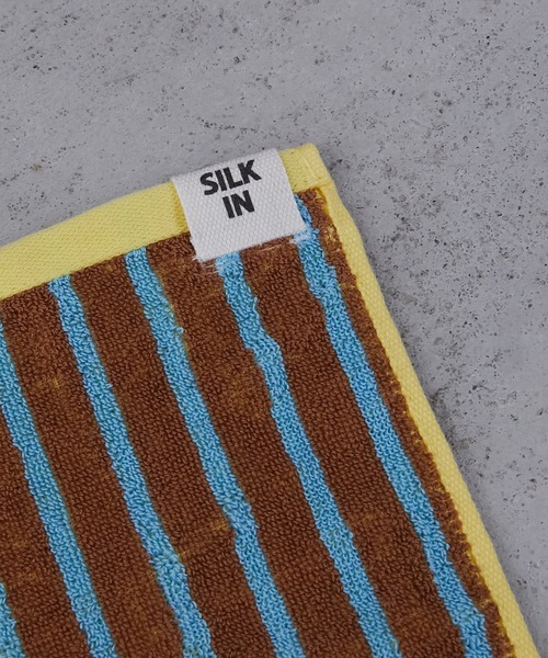WITH OR WITHOUT（ウィズオアウィズアウト）の「STRIPE FACE TOWEL/ストライプフェイスタオル（タオル・メンズ・ブラウン系その他/パープル系その他・FREE）」の4枚目の写真