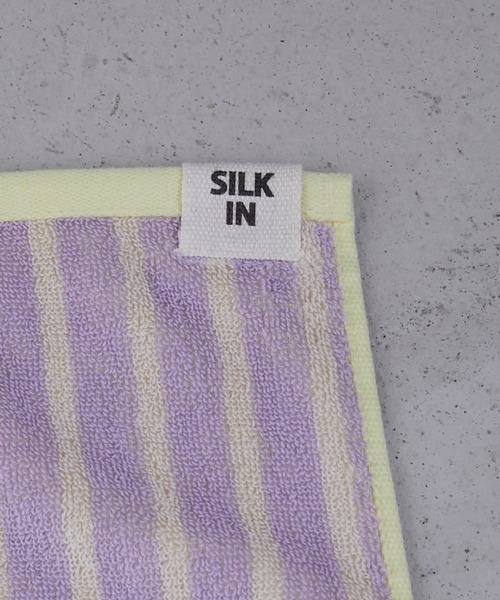 WITH OR WITHOUT（ウィズオアウィズアウト）の「STRIPE FACE TOWEL/ストライプフェイスタオル（タオル・メンズ・ブラウン系その他/パープル系その他・FREE）」の6枚目の写真