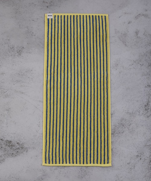 WITH OR WITHOUT（ウィズオアウィズアウト）の「STRIPE FACE TOWEL/ストライプフェイスタオル（タオル・メンズ・ブラウン系その他/パープル系その他・FREE）」の7枚目の写真