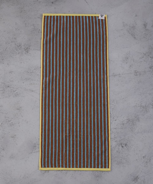 WITH OR WITHOUT（ウィズオアウィズアウト）の「STRIPE FACE TOWEL/ストライプフェイスタオル（タオル・メンズ・ブラウン系その他/パープル系その他・FREE）」の8枚目の写真