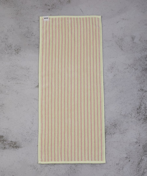 WITH OR WITHOUT（ウィズオアウィズアウト）の「STRIPE FACE TOWEL/ストライプフェイスタオル（タオル・メンズ・ブラウン系その他/パープル系その他・FREE）」の9枚目の写真