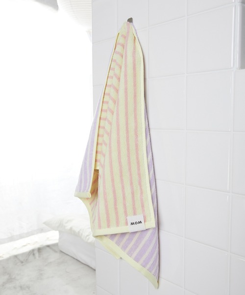 WITH OR WITHOUT（ウィズオアウィズアウト）の「STRIPE FACE TOWEL/ストライプフェイスタオル（タオル・メンズ・ブラウン系その他/パープル系その他・FREE）」の11枚目の写真