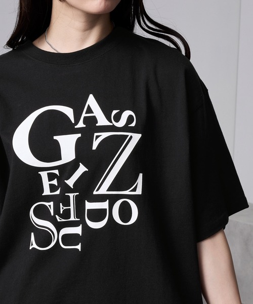 nui nullu(ヌイヌル)の「【nui nullu】英字ロゴレタリングビッグTシャツ(Tシャツ/カットソー・レディース・オフホワイト/チャコールグレー/ブラック/モカ・FREE)」の17枚目の写真