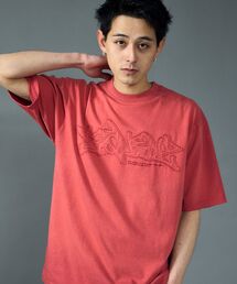 SEQUENZ | 【SEQUENZ（シークエンズ）】FADE APPLIQUE LOGO TEE /  Tシャツ クルーネック 半袖 加工 古着(Tシャツ/カットソー)