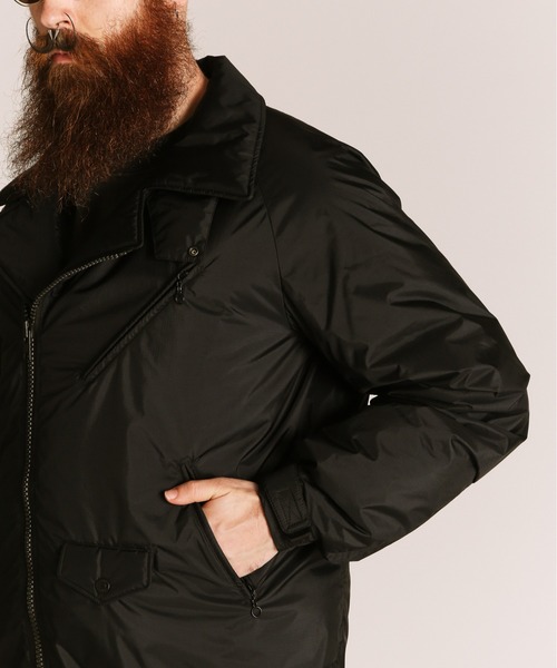 schott（ショット）の「Schott/ショット/xNANGA/×ナンガ/AURORA DOUBLE BREAST DOWN JACKET/オーロラ ダブルブレスト ダウンジャケット（ダウンジャケット/コート・メンズ・ブラック/ベージュ/セージグリーン・XL/L/M/2XL）」の18枚目の写真