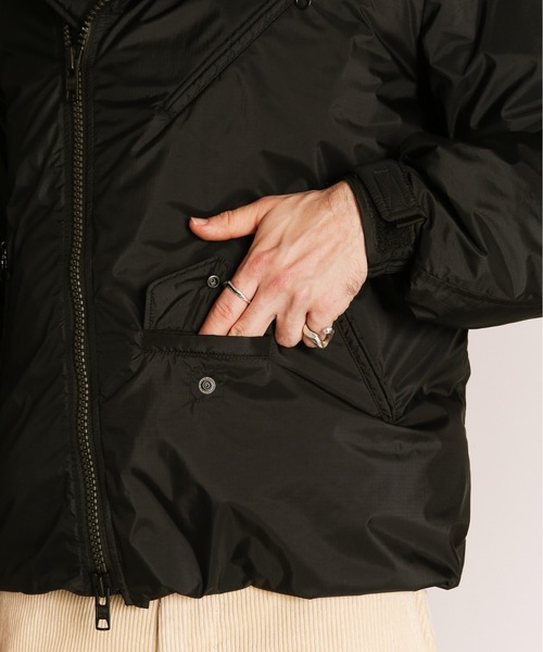 schott（ショット）の「Schott/ショット/xNANGA/×ナンガ/AURORA DOUBLE BREAST DOWN JACKET/オーロラ ダブルブレスト ダウンジャケット（ダウンジャケット/コート・メンズ・ブラック/ベージュ/セージグリーン・XL/L/M/2XL）」の20枚目の写真