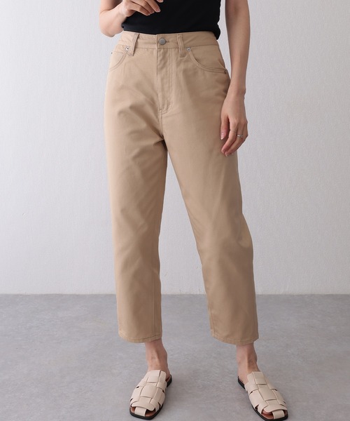 パラスパレス JAPAN LINEN ミニストライプ ツイル テーパード パンツ パラスパレス Pal'las Palace JAPAN LINENミニストライプツイル