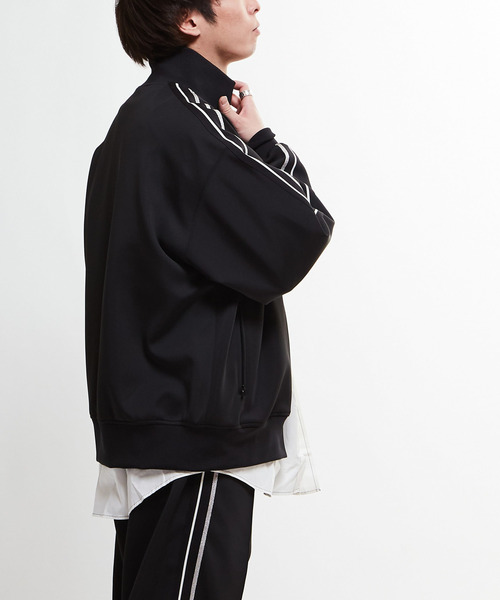 SIDE LINE LOOSE TRACK JACKET(UNISEX)（ジャージ）｜CONVERSE TOKYO