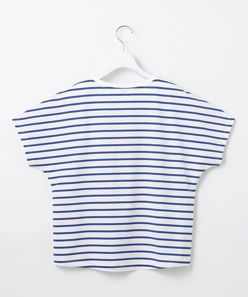J.PRESS Ladies(J.プレス レディス)の「【WEB限定カラーあり・洗える】ULTIM天竺ボーダー カットソー(Tシャツ/カットソー・レディース・ブルー系1/ライトグリーン系1/ブラック系2/ベージュ系2・SMALL)」の18枚目の写真