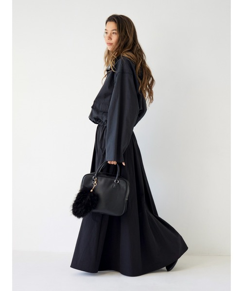 Ungrid（アングリッド）の「スリットボリュームスカート（スカート・レディース・ブラック/アイボリー・FREE）」の21枚目の写真