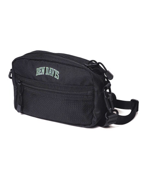 BEN DAVIS(ベンデイビス)の「BEN DAVIS ベンデイビス WIDE MESH SHOULDER ワイドメッシュショルダー(ショルダーバッグ・レディース・ブラック×レッド/ブラック×グリーン/ブラック×パープル/ブラック×ブラック・FREE)」の4枚目の写真