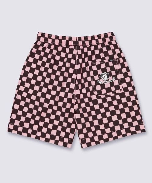 VANS（バンズ）の「RIROO ウィメンズ DOG チェッカーショーツ（その他パンツ・レディース・オフホワイト/ピンク・X-LARGE/MEDIUM/SMALL/LARGE/XX-LARGE）」の8枚目の写真