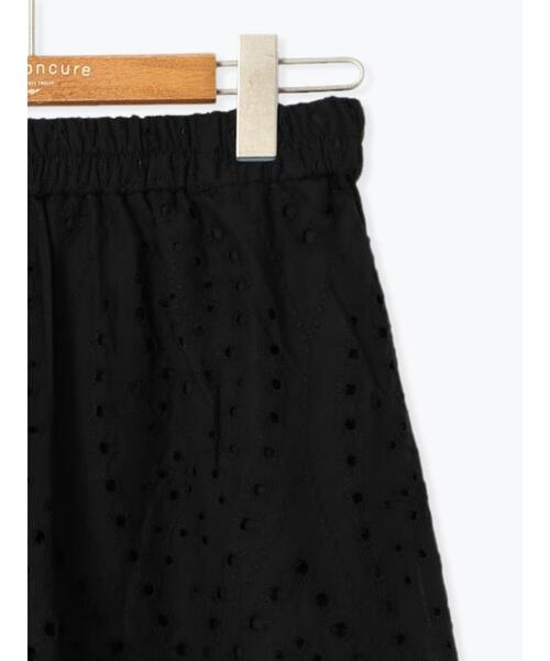 Lugnoncure（ルノンキュール）の「アイレットレーススカート（スカート・レディース・オフホワイト/ブラック/グリーン・F）」の14枚目の写真