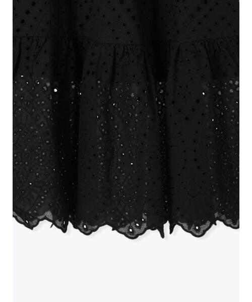 Lugnoncure（ルノンキュール）の「アイレットレーススカート（スカート・レディース・オフホワイト/ブラック/グリーン・F）」の13枚目の写真