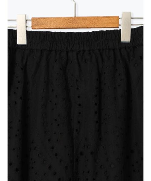 Lugnoncure（ルノンキュール）の「アイレットレーススカート（スカート・レディース・オフホワイト/ブラック/グリーン・F）」の12枚目の写真