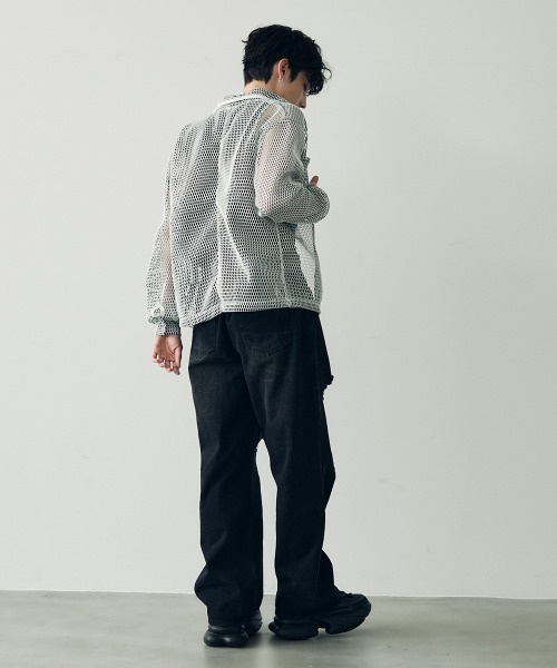 Shoowtime(ショウタイム)の「Knee-tuck distressed vintage denim pants / ニータックダメージヴィンテージデニムパンツ(デニムパンツ・メンズ・ブラック/ブルー・MEDIUM/X-LARGE/LARGE)」の17枚目の写真
