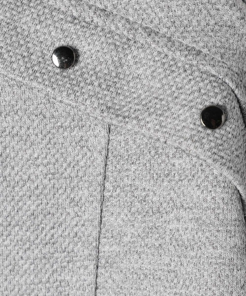 3.3 Field Trip （3.3フィールドトリップ）の「3.3 Field Trip／切り替えスタッズT（Tシャツ/カットソー・メンズ・グレー/ブラック・MEDIUM/LARGE）」の3枚目の写真