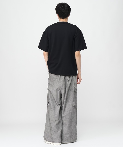 3.3 Field Trip （3.3フィールドトリップ）の「3.3 Field Trip／切り替えスタッズT（Tシャツ/カットソー・メンズ・グレー/ブラック・MEDIUM/LARGE）」の20枚目の写真