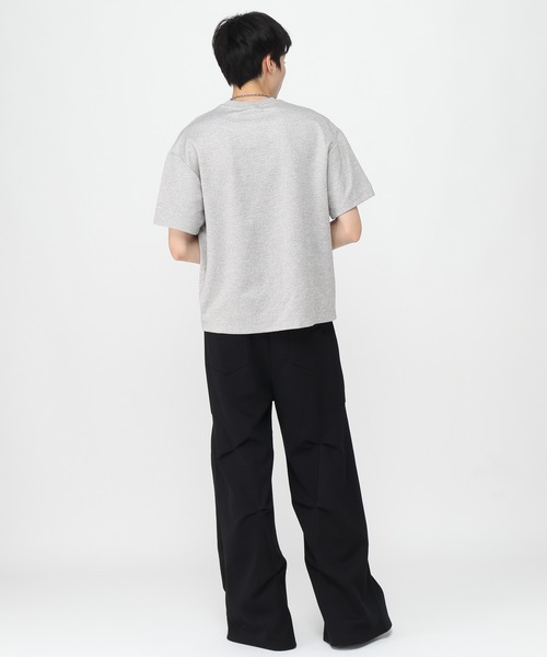 3.3 Field Trip （3.3フィールドトリップ）の「3.3 Field Trip／切り替えスタッズT（Tシャツ/カットソー・メンズ・グレー/ブラック・MEDIUM/LARGE）」の16枚目の写真