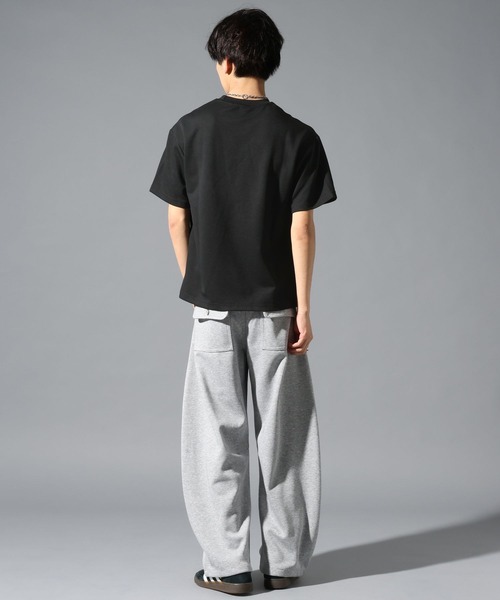 3.3 Field Trip (3.3フィールドトリップ)の「3.3 Field Trip/切り替えスタッズT(Tシャツ/カットソー・メンズ・グレー/ブラック・MEDIUM/LARGE)」の5枚目の写真