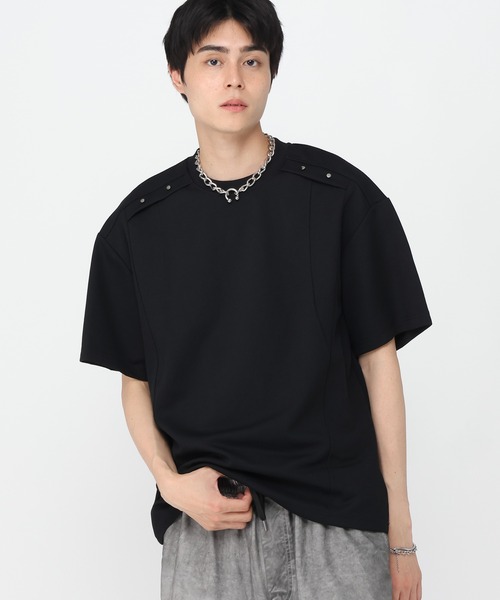 3.3 Field Trip (3.3フィールドトリップ)の「3.3 Field Trip/切り替えスタッズT(Tシャツ/カットソー・メンズ・グレー/ブラック・MEDIUM/LARGE)」の9枚目の写真