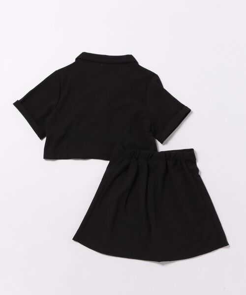 urge:(アージコロン )の「【URGE:】クロップド丈 ジャケット 半袖 ミニ丈スカート セットアップ2点セット(セットアップ・レディース・ブラック・SMALL/MEDIUM/LARGE/X-LARGE)」の5枚目の写真