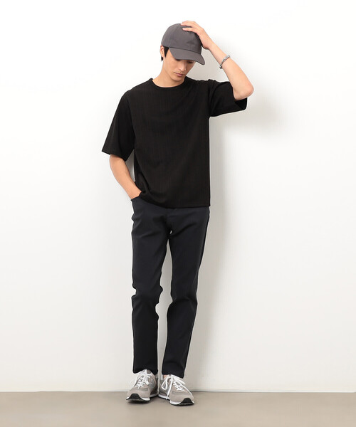 COMME CA ISM(コムサイズム)の「リンクス ストライプTシャツ(Tシャツ/カットソー・メンズ・ホワイト/ブラック・MEDIUM/LARGE/X-LARGE)」の11枚目の写真