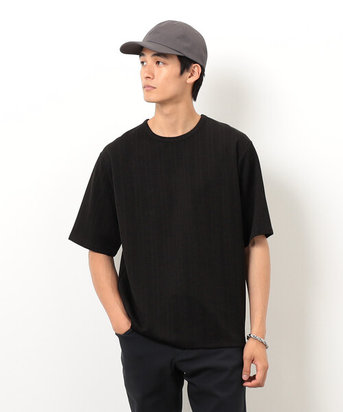 COMME CA ISM(コムサイズム)の「リンクス ストライプTシャツ(Tシャツ/カットソー・メンズ・ホワイト/ブラック・MEDIUM/LARGE/X-LARGE)」の14枚目の写真