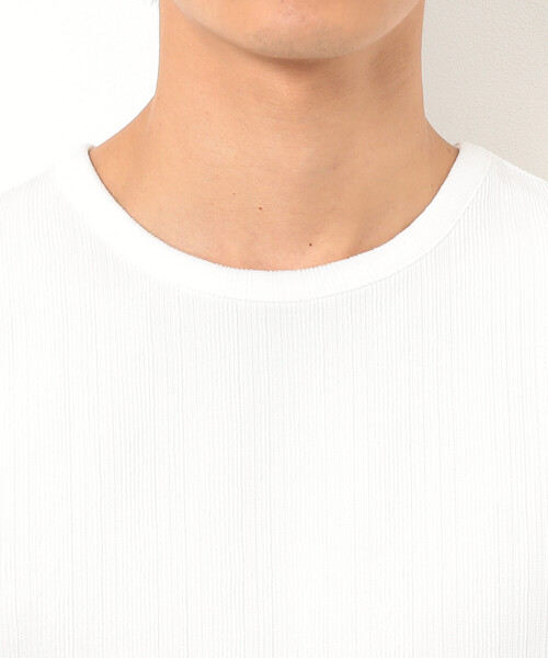 COMME CA ISM(コムサイズム)の「リンクス ストライプTシャツ(Tシャツ/カットソー・メンズ・ホワイト/ブラック・MEDIUM/LARGE/X-LARGE)」の20枚目の写真