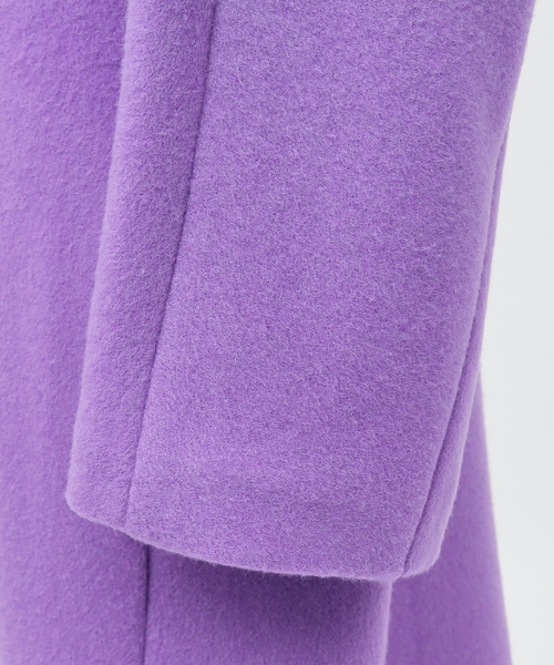 DESIGNWORKS（デザインワークス）の「ダブルビーバーコート（ステンカラーコート・レディース・グレイッシュベージュ・38）」の17枚目の写真