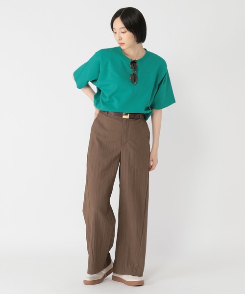 LOULOU STUDIO 売れ筋商品|||ルルー スタジオ Tシャツ トップス レディース T-shirts Green studio CLIP tシャツ アソートフォトスケッチTシャツ レディース