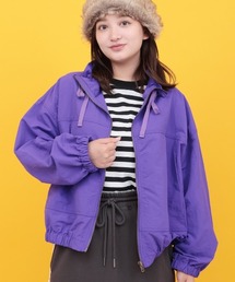 レディースのブルゾン（パープル/紫色系）ファッション通販