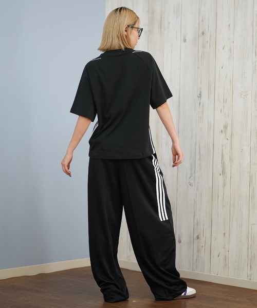 セール】adidas/アディダス W STADIUM Tシャツ スリーストライプス