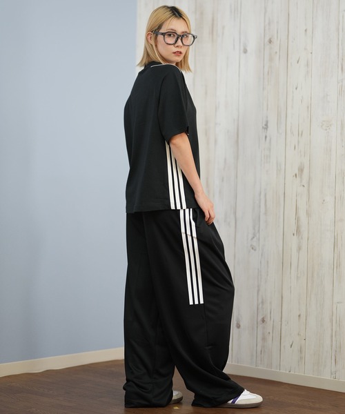 adidas/アディダス W STADIUM Tシャツ スリーストライプス JZQ95（T