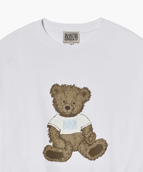 MARITHE + FRANCOIS GIRBAUD(マリテフランソワジルボー)の「DOODLE BEAR LONG SLEEVE(Tシャツ/カットソー・レディース・ヘザーグレー/ネイビー/ホワイト・MEDIUM/LARGE/SMALL)」の9枚目の写真