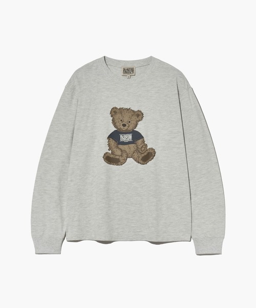 DOODLE BEAR LONG SLEEVE（Tシャツ/カットソー）｜MARITHE +