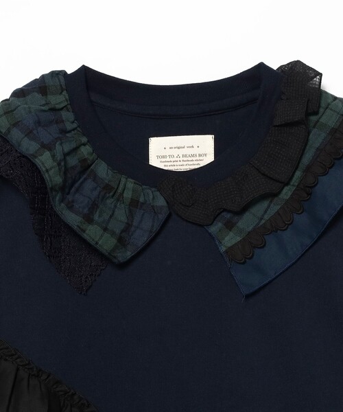 別注】TORI-TO / フリルカラー Tシャツ（Tシャツ/カットソー）｜TORI