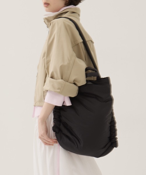 YAHKI（ヤーキ）の「【YAHKI/ヤーキ】YH648/ナイロンバッグ（トートバッグ・レディース・ブラック・FREE）」の9枚目の写真