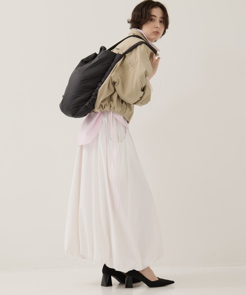 YAHKI（ヤーキ）の「【YAHKI/ヤーキ】YH648/ナイロンバッグ（トートバッグ・レディース・ブラック・FREE）」の11枚目の写真