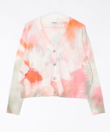 Desigual | タイダイ柄の花柄カーディガン(カーディガン/ボレロ)