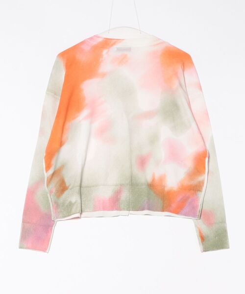 Desigual(デシグアル)の「タイダイフローラルニットカーディガン(カーディガン/ボレロ・レディース・ホワイト・S/M/XS/L/XL)」の2枚目の写真