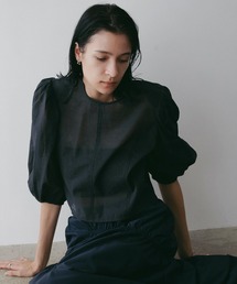MANOF | SHEER GATHER BLOUSE(シャツ/ブラウス)
