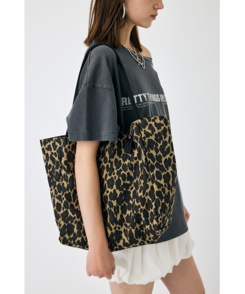 MOUSSY（マウジー）の「SKINNY HANDLE トートバッグ（トートバッグ・レディース・ブラウン系その他/ホワイト・FREE）」の3枚目の写真