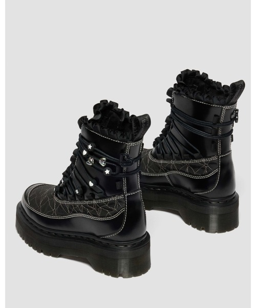 Dr. Martens(ドクターマーチン)の「Dr. Martens/ドクターマーチン JADON FRILL 8 ホール ブーツ 42044001(ブーツ・レディース・ブラック・UK3/UK6/UK5/UK4)」の7枚目の写真