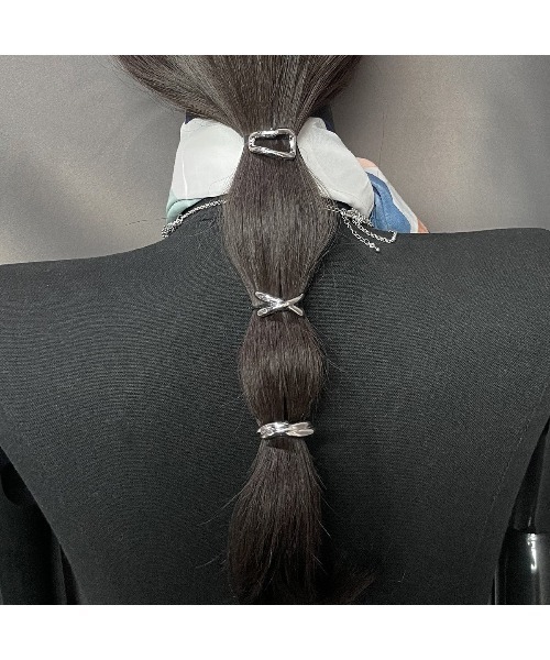 Sakka(サッカ)の「メタル Design ヘアカフ3ピース/ポニーフック(その他ヘアアクセサリー・レディース・シルバー/ゴールド/シルバー系/ゴールド系・FREE)」の10枚目の写真
