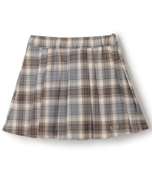 Lycee mine（リセマイン）の「アソートチェック・ランダムプリーツスカート(インパン付き)（スカート・キッズ・ブラック/ベージュ/レッド/グリーン/グレー・110cm/140cm/100cm/120cm/130cm/150cm）」の6枚目の写真