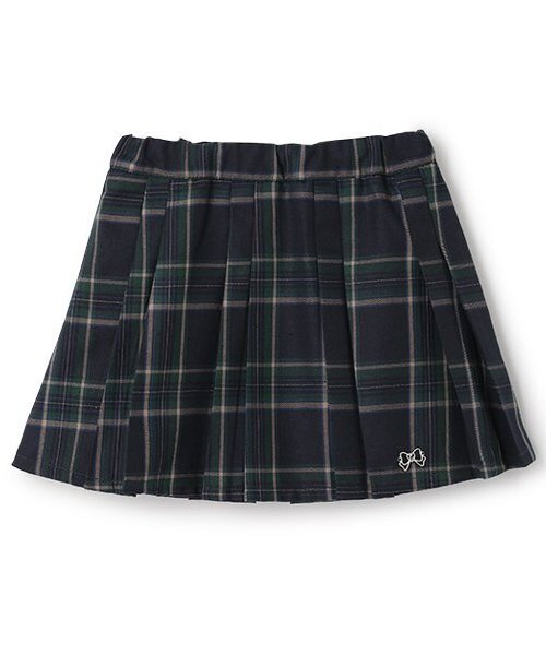 Lycee mine（リセマイン）の「アソートチェック・ランダムプリーツスカート(インパン付き)（スカート・キッズ・ブラック/ベージュ/レッド/グリーン/グレー・110cm/140cm/100cm/120cm/130cm/150cm）」の7枚目の写真
