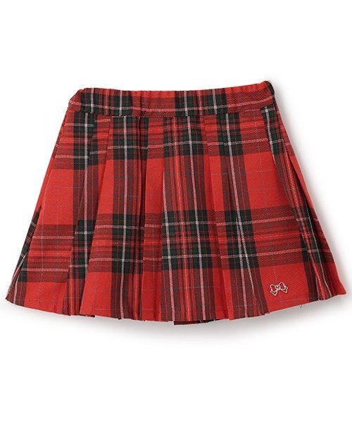 Lycee mine（リセマイン）の「アソートチェック・ランダムプリーツスカート(インパン付き)（スカート・キッズ・ブラック/ベージュ/レッド/グリーン/グレー・110cm/140cm/100cm/120cm/130cm/150cm）」の10枚目の写真