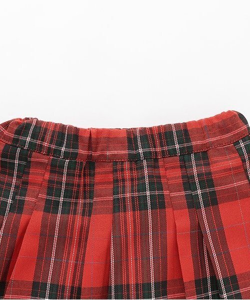 Lycee mine（リセマイン）の「アソートチェック・ランダムプリーツスカート(インパン付き)（スカート・キッズ・ブラック/ベージュ/レッド/グリーン/グレー・110cm/140cm/100cm/120cm/130cm/150cm）」の12枚目の写真